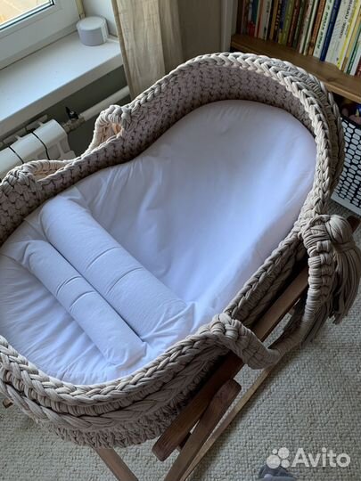 Люлька колыбель вязаная плюс кокон