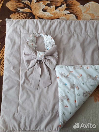 Конверт-одеяло двустороннее с бантом