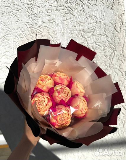 Шоколадные пионы с начинками