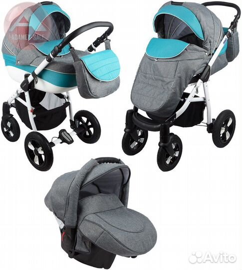Коляска adamex 3 в 1