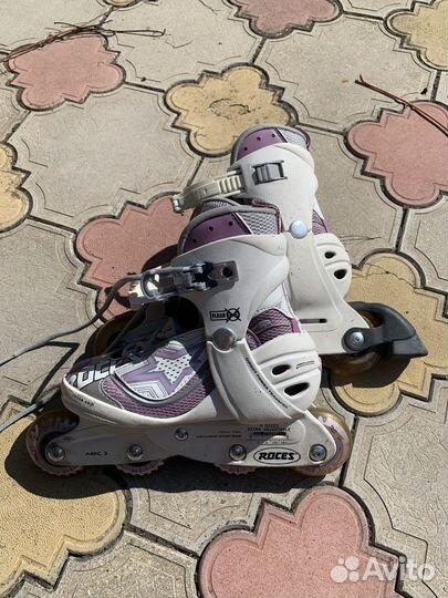 Роликовые коньки детские раздвижные