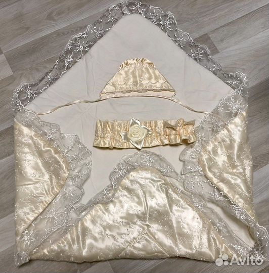 Одеялко конверт leaderkids на выписку или одеялко