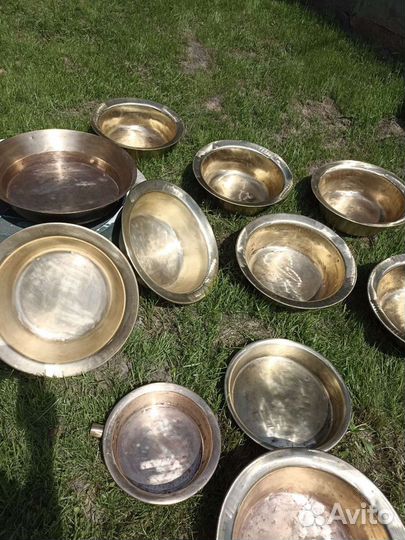 Таз медный для варки варенья ссср.клеймо