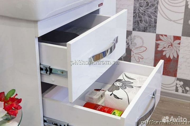 Sanflor Одри Тумба с раковиной Q 60 подвесная