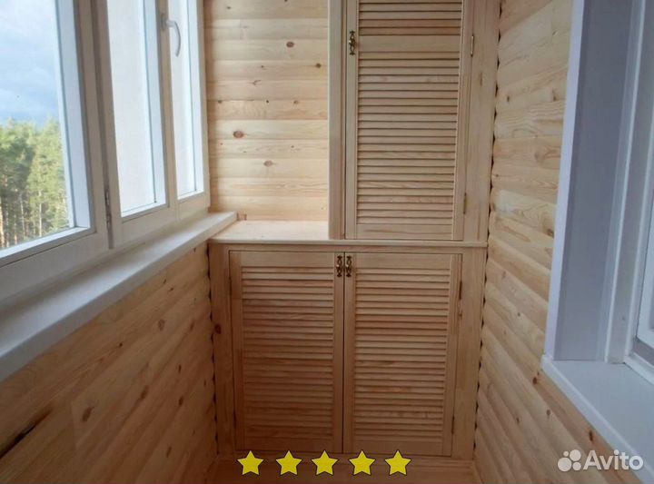 Шкаф на балкон доставка установка