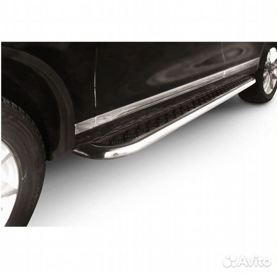 Защита порогов Volkswagen touareg (2010)