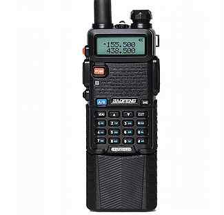 Рация Baofeng UV-5R 8W с аккумулятором 3800 мАч Черный, с батареей 3800 мАч (UV-5R 8W)