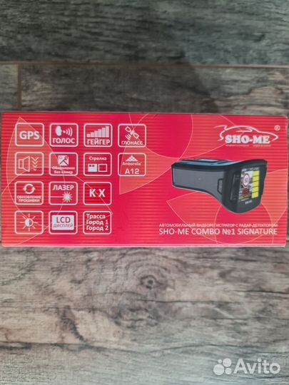 Видеорегистратор радар SHO-ME Combo №1 signature