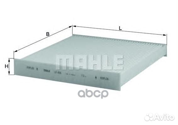 Фильтр салона transit '06- 70602115 LA859 Mahle