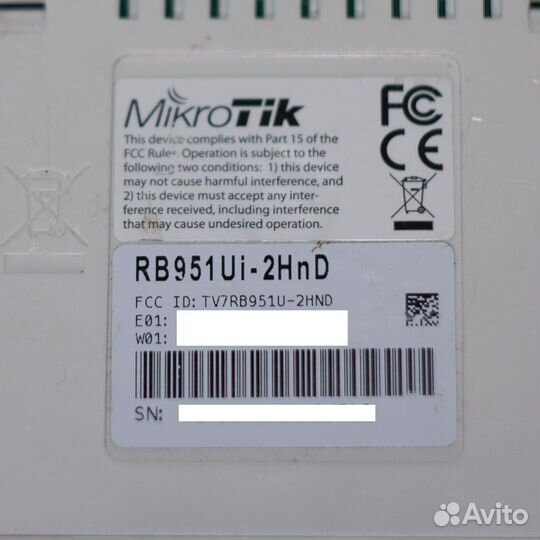 Роутеры Mikrotik RB951Ui-2hnd б/у