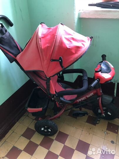 Детскй влоспед с ручкой