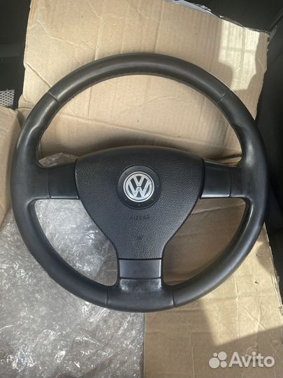 Руль с подушкой безопасности Volkswagen Passat B6