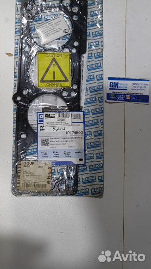 Прокладка головки блока цилиндров captiva 06/opel