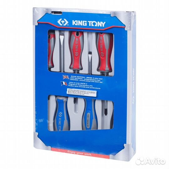 Набор отверток в коробке king tony 31116MR