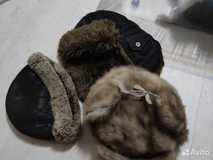 Мужская зимняя шапка лот