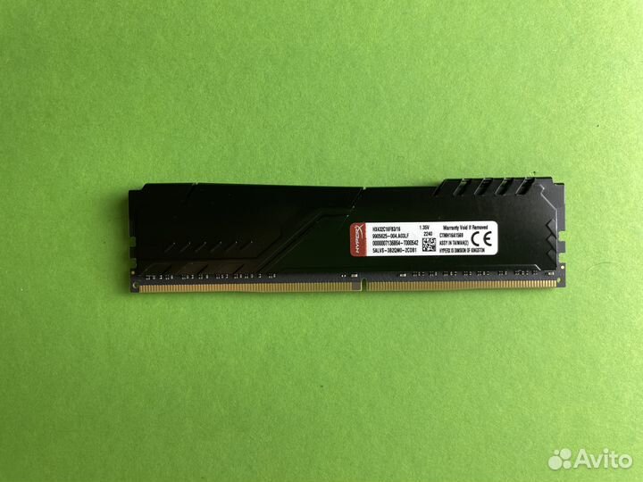 DDR4 16GB 3200 mHz Kingston HyperX Fury