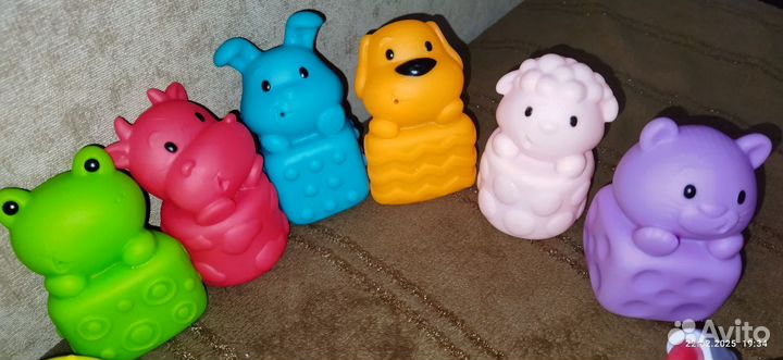 Детские игрушки погремушки. Пакетом