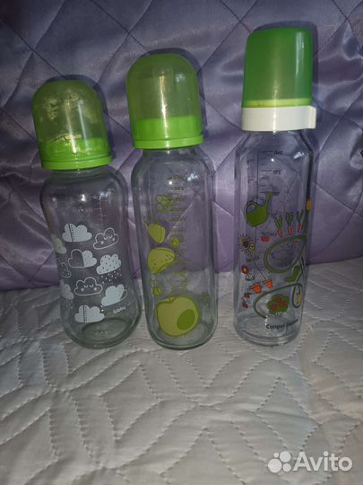 Бутылочки для кормления стекло