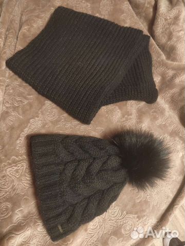 Шапка и снуд женский