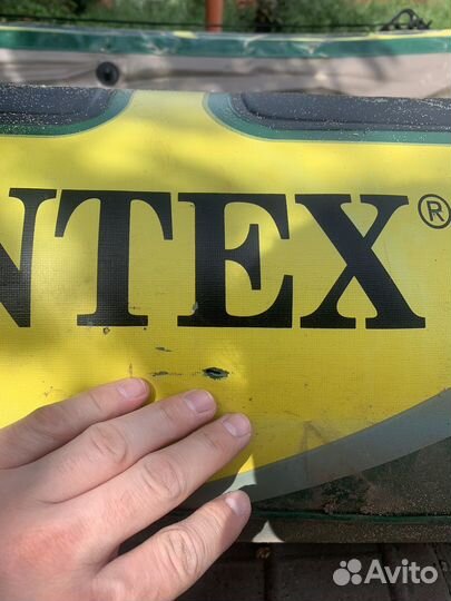 Надувная лодка intex seahawk 4