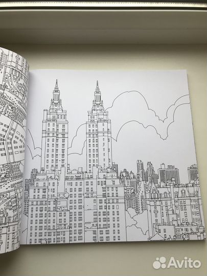Раскраска Фантастические города