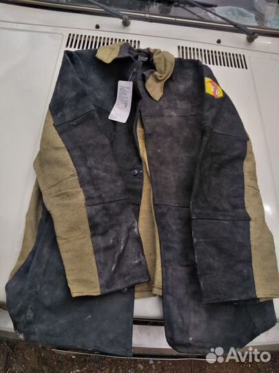 Костюм сварщика новый кожаный