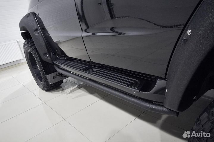 Пороги силовые BMS alfa для УАЗ Patriot 2016-2020