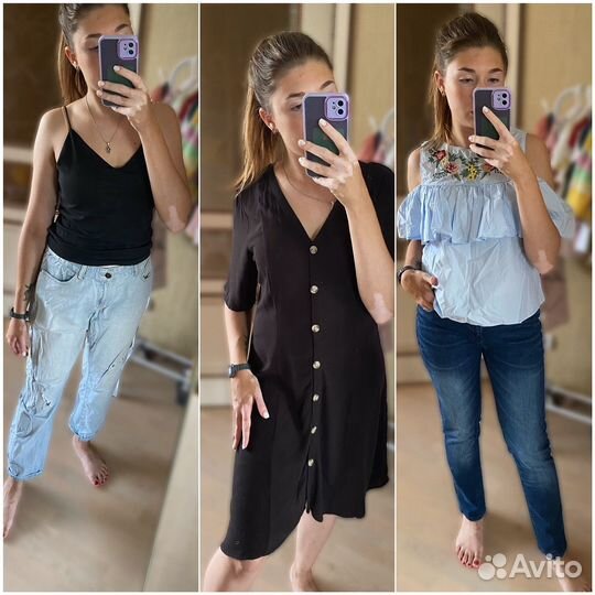 Пакет женских вещей 46 48 Ostin, Monki, New Yorker