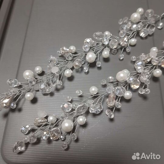 Свадебная веточка в прическу