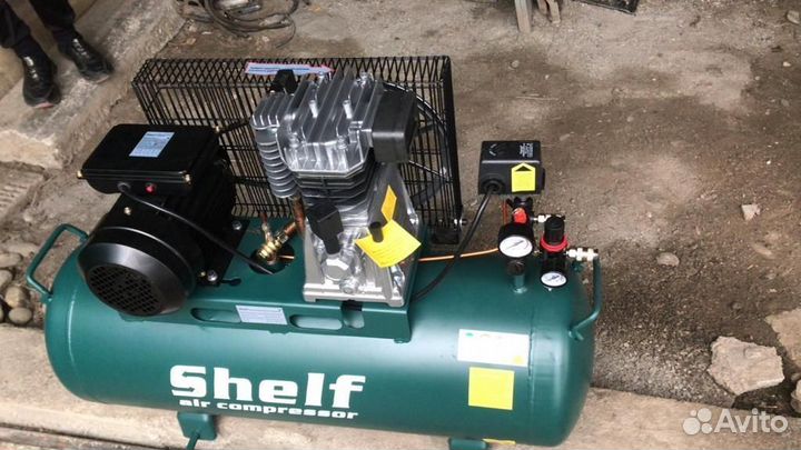 Воздушный компрессор Shelf 400-500 литров, 220/380
