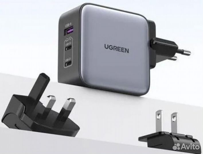Зарядное устройство ugreen CD296 Nexode 65W USB-A