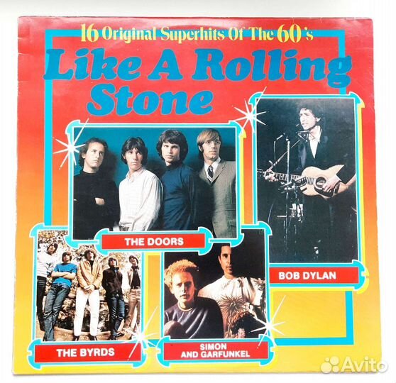 Виниловая пластинка сборник Like a rolling stone