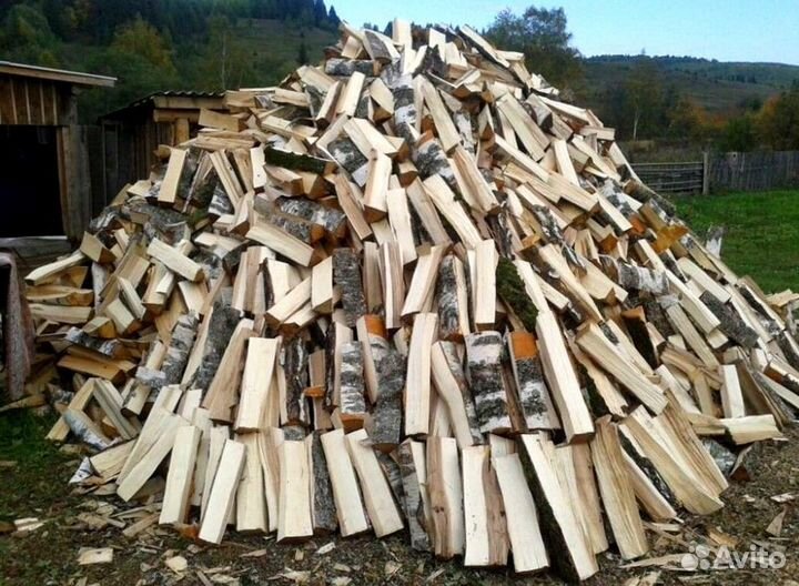 Дрова крупноколотые