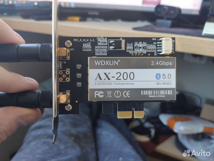 Wi-Fi + bluetooth плата PCI