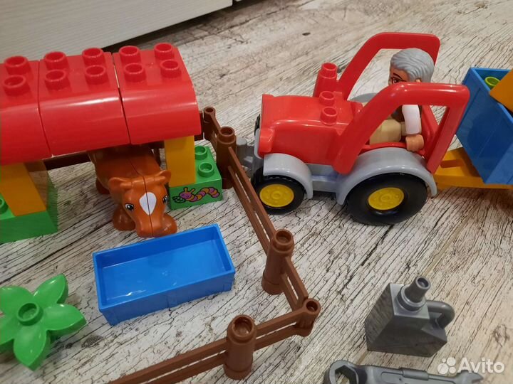 Lego duplo сельскохозяйственный трактор