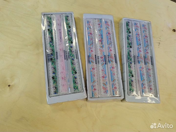 Линейка пластиковая прозрачная 30см