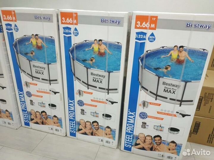 Новый Каркасный бассейн Bestway 366 122