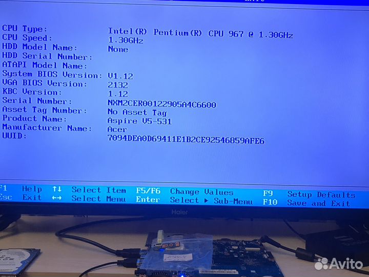 Материнская плата для Acer v5 531