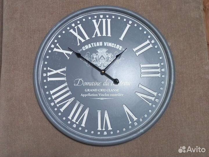 Часы, зеркало, шторы комплект для салона