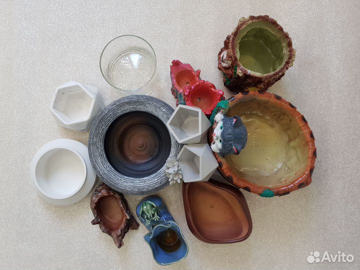 Горшки для цветов (суккулентов)