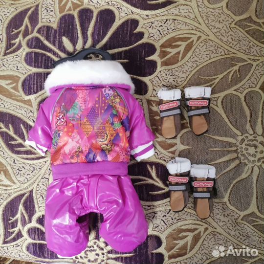 Зимний комбинезон новый для собаки