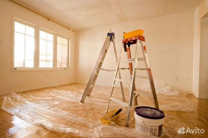 Отделочные работы, ремонт квартир и домов под ключ