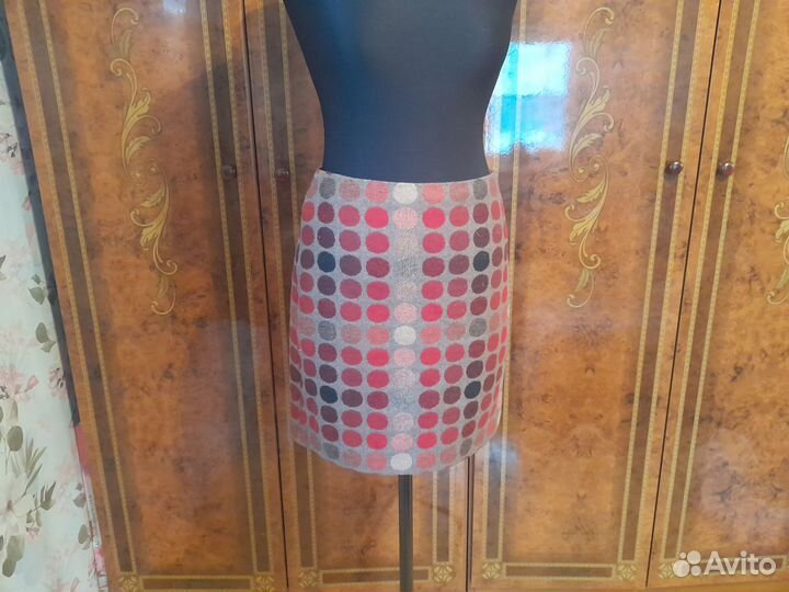 Юбка зимняя шерсть marks spencer 42 р