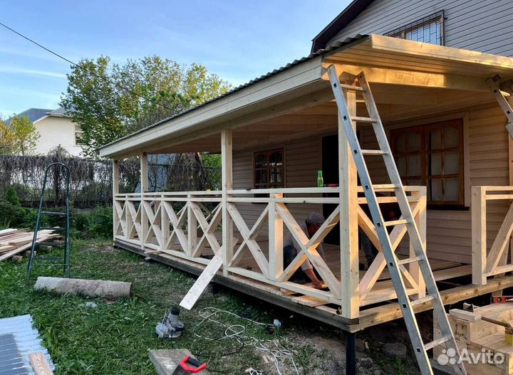 Строительство террас, беседок, веранд, навесов