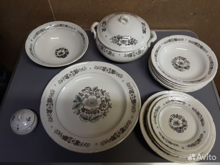 Столовый сервиз Конаково Зик СССР