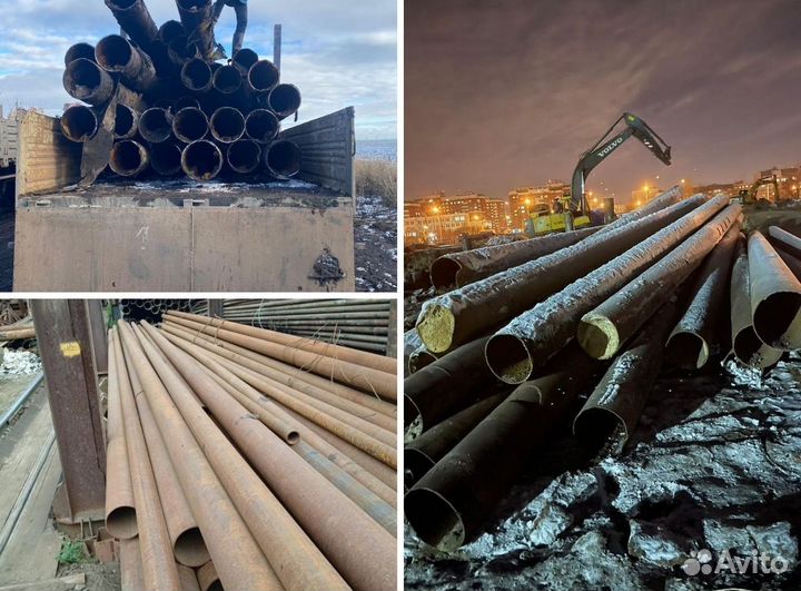 Труба бу 720х8 в котлован