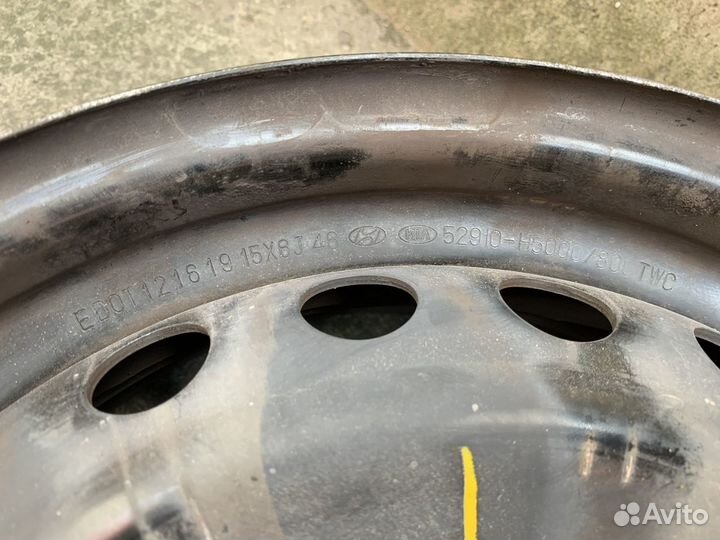 Диски r15 на hyundai solaris Rio rоригинал