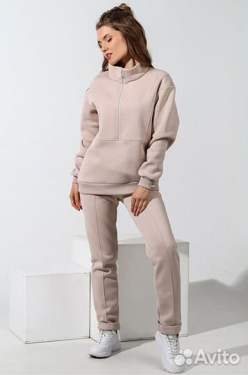 Теплый костюм из футера трехнитки с начесом