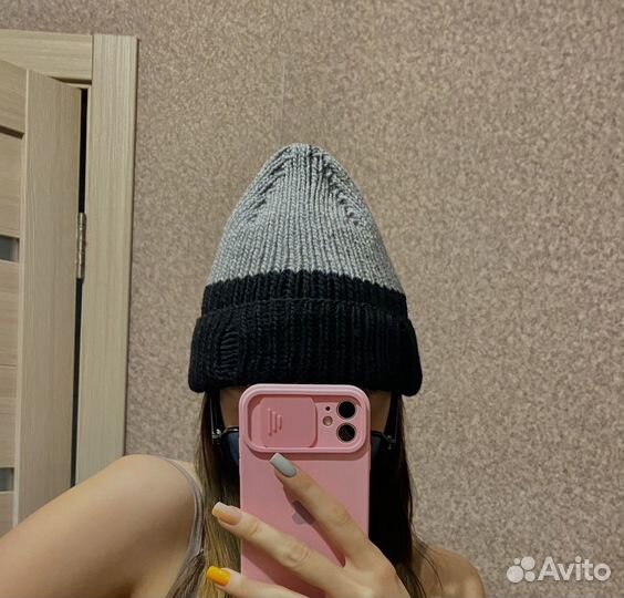 Шапка бини вязаная на заказ