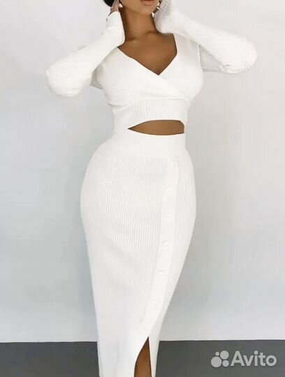 Топ+юбка турецкий трикотаж